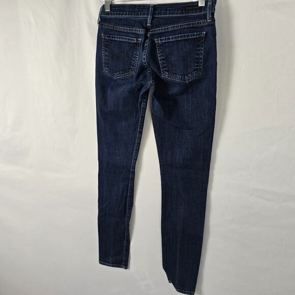 Citizens of Humanity Jeans Women's 26 Blue Avedon Low Rise Skinny Dark Wash - Picture 15 of 16
